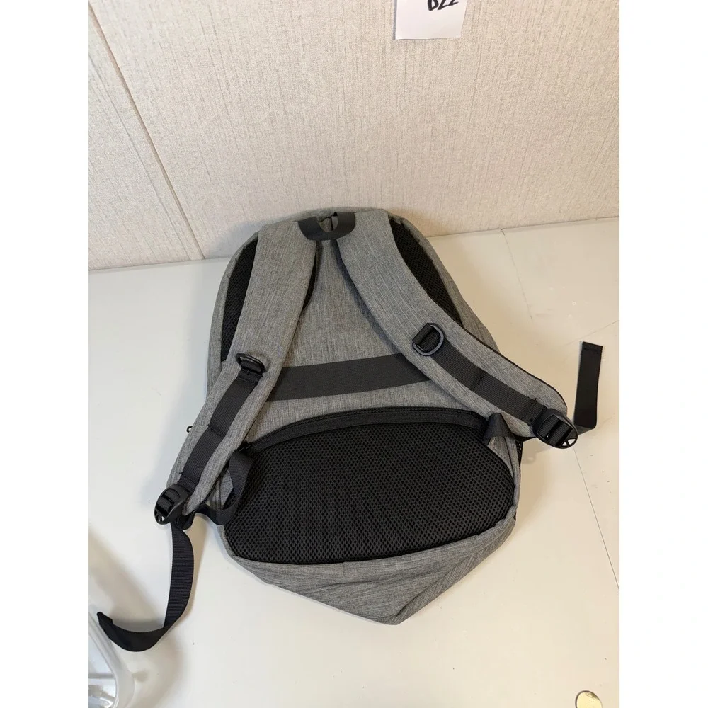 MATEIN Grey Anti Theft Slim Travel Laptop Backpack With USB Charging Port unisex